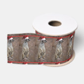 Meerkat Santa Claus Ripsband (Spule)
