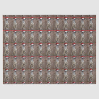 Meerkat Santa Claus Seidenpapier