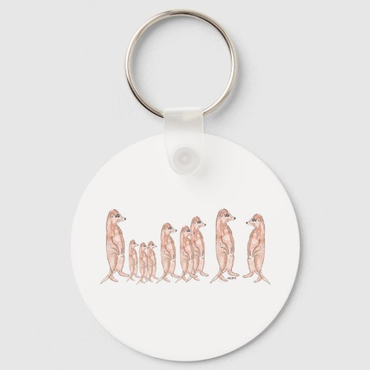Meerkat Schlüsselanhänger (Vorderseite)