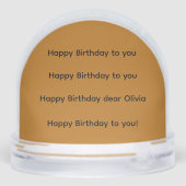 Meerkat Schneekugeln (Rückseite)