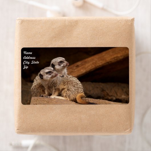 Meerkat Shipping Label (Insitu)