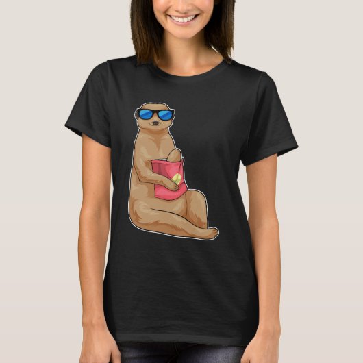 Meerkat Shopping-Tasche T-Shirt (Vorderseite)
