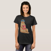 Meerkat Shopping-Tasche T-Shirt (Vorne ganz)
