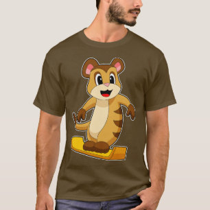 Meerkat Snowboard Wintersport T-Shirt