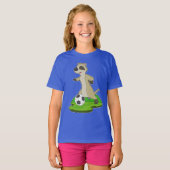 Meerkat Soccer player Soccer T-Shirt (Vorne ganz)