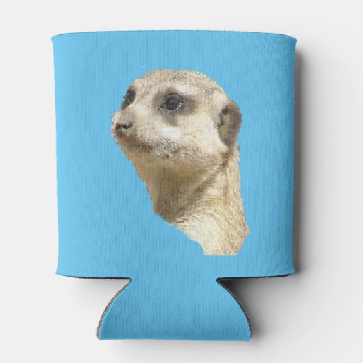 Meerkat Sommerkruste. Text kann farbiger sein Dosenkühler (Rückseite)