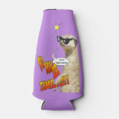 Meerkat Sommerzeit Anpassbare Flasche Cooler Flaschenkühler (Vorderseite)