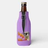 Meerkat Sommerzeit Anpassbare Flasche Cooler Flaschenkühler (Flasche Rückseite)