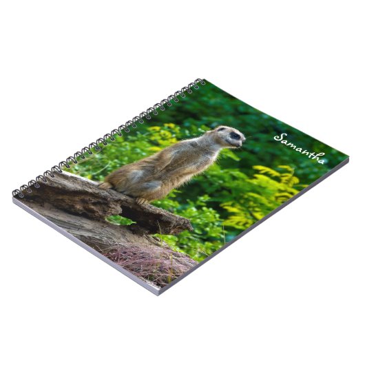 Meerkat Spiral Notebook Notizblock (Linke Seite)