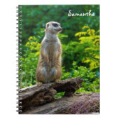 Meerkat Spiral Notebook Notizblock (Vorderseite)