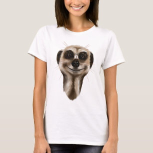 Meerkat stellen Shirts gegenüber