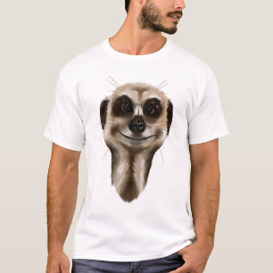 Meerkat stellen Shirts gegenüber