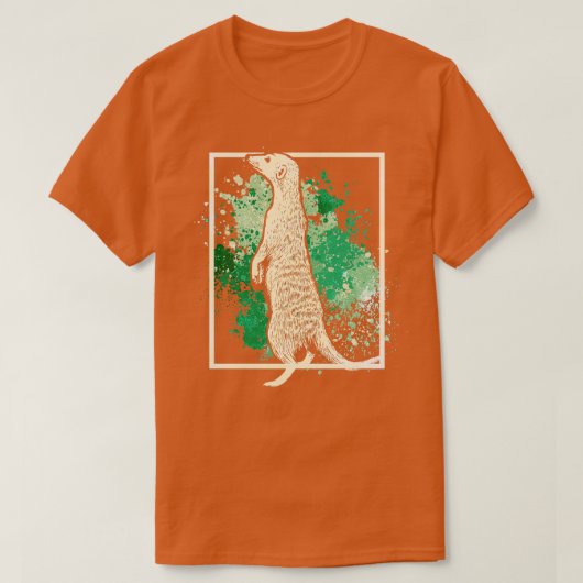 Meerkat Suricate T-Shirt (Design vorne)