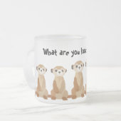 Meerkat Tasse (Vorderseite Links)