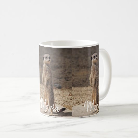 Meerkat-Tasse Kaffeetasse (VorderseiteRechts)