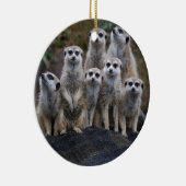 Meerkat Tiersafari Afrika niedliches Suricate Keramik Ornament (Rechts)