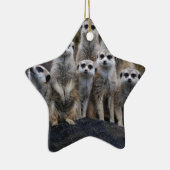 Meerkat Tiersafari Afrika niedliches Suricate Keramikornament (Rechts)