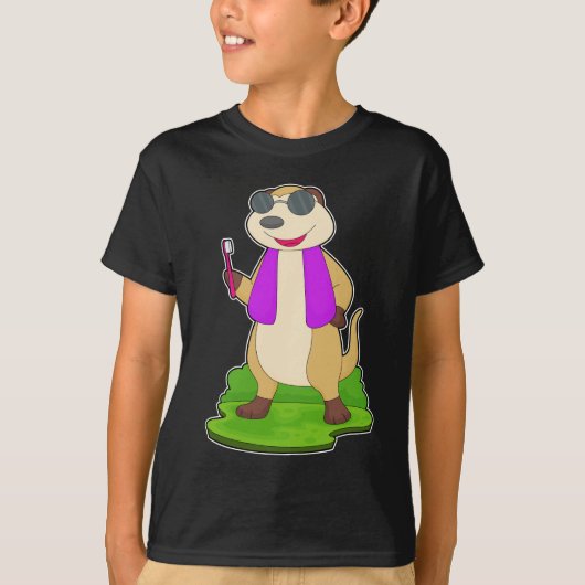 Meerkat Toothbrush T-Shirt (Vorderseite)
