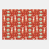Meerkat Tortoise Kiwi Wrapping Paper Set 3 Geschenkpapier Set (Vorderseite 3)
