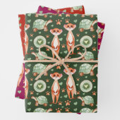 Meerkat Tortoise Kiwi Wrapping Paper Set 3 Geschenkpapier Set (Beispiel)