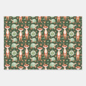 Meerkat Tortoise Kiwi Wrapping Paper Set 3 Geschenkpapier Set (Vorderseite)