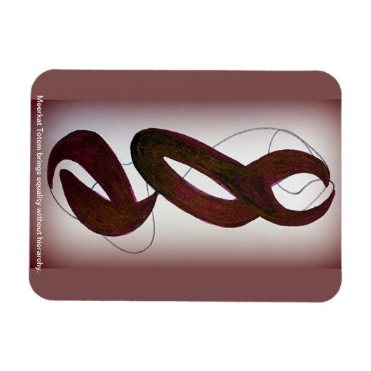 Meerkat Totem Magnet (Horizontal)