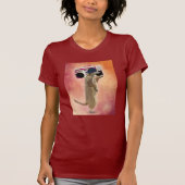 Meerkat und Boom Box T-Shirt (Vorderseite)