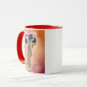 Meerkat und Boom Box Tasse (Vorderseite Links)