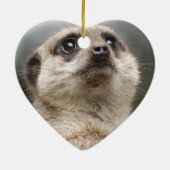 Meerkat Verzierung Keramikornament (Hinten)