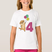 Meerkat Vurth Birthday Balloons Kinder T - Shirt (Vorderseite)
