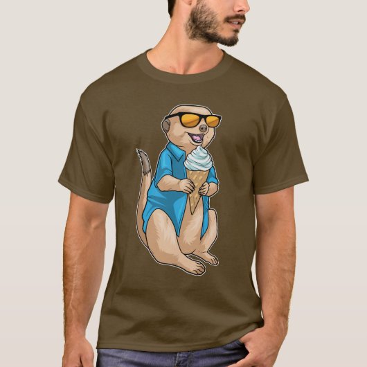 Meerkat Waffeleis T-Shirt (Vorderseite)