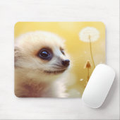 Meerkat Wild Animal Tranquil Friedlich Mousepad (Mit Mouse)