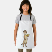 Meerkat with Pizza Schürze (Insitu)