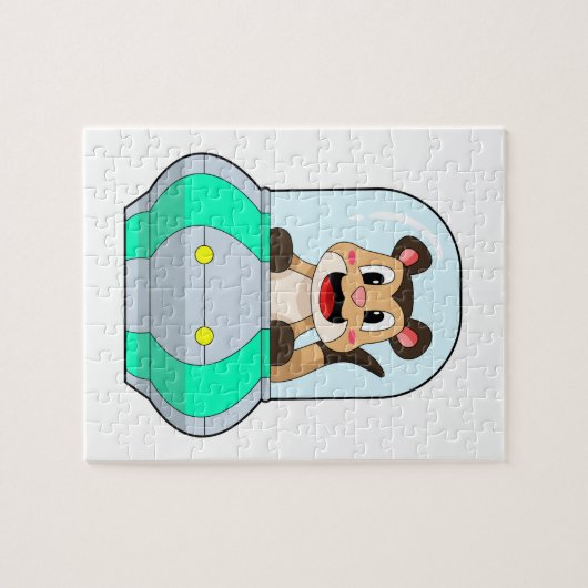 Meerkat with Submarine Puzzle (Horizontal)