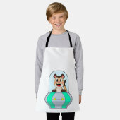 Meerkat with Submarine Schürze (Getragen)