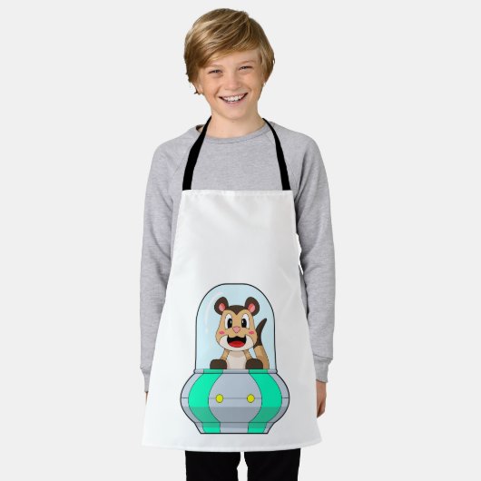 Meerkat with Submarine Schürze (Getragen)