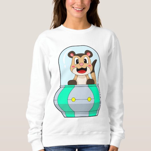 Meerkat with Submarine Sweatshirt (Vorderseite)