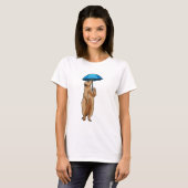 Meerkat with Umbrella T-Shirt (Vorne ganz)