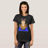 Meerkat Yoga Meditation T-Shirt (Vorne ganz)