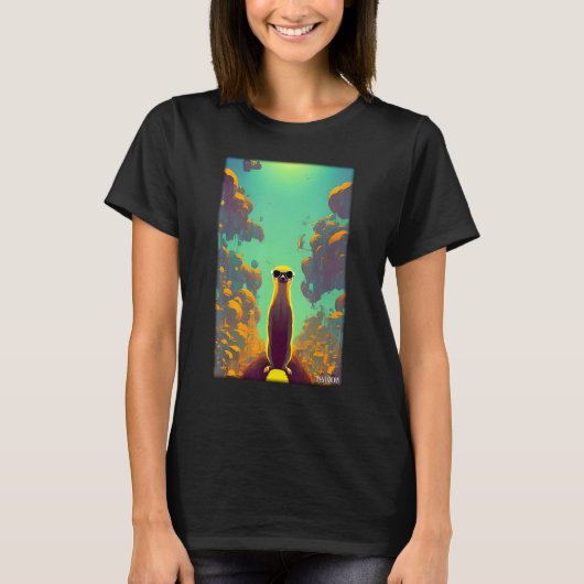 Meerkat Zoo Animals Nature Wild Animal Surikate Af T-Shirt (Vorderseite)