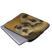 Meerkat-Zuneigung Laptopschutzhülle (Vorne Knopf)