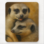 Meerkat-Zuneigung Mousepad (Vorne)