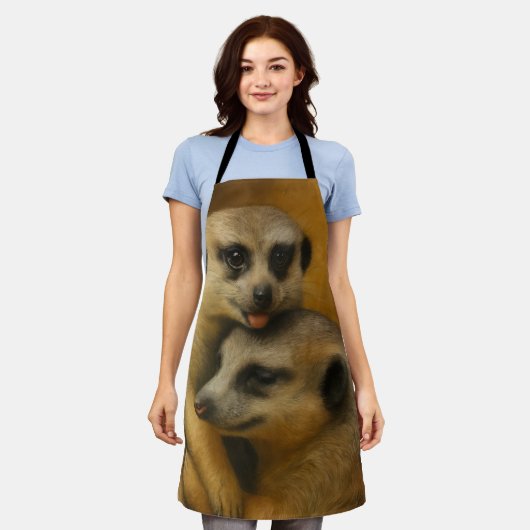 Meerkat-Zuneigung Schürze (Getragen)
