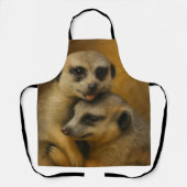 Meerkat-Zuneigung Schürze (Vorderseite)