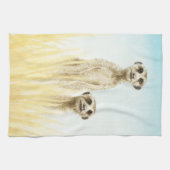 Meerkats Amerikaner MoJo Geschirrtuch (Horizontal)