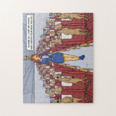 Meerkats auf einem Flugzeug-Puzzlen Puzzle (Vertikal)