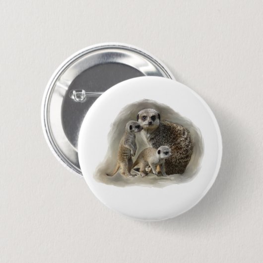 meerkats button (Vorne & Hinten)
