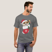 Meerkats Christmas Snow Winter Animals friend T-Shirt (Vorne ganz)