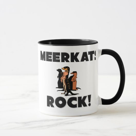 Meerkats Felsen Tasse (Rechts)