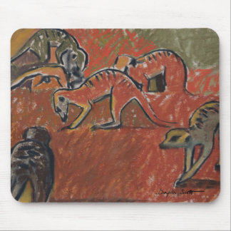 Meerkats Herumsuchen - Kunst mousepad